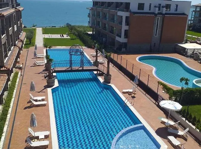 Bbr26- Sea View First Line Sarafovo Lägenhet *